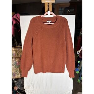 Jessica Simpson Burnt Orange Knit Sweater Size XL